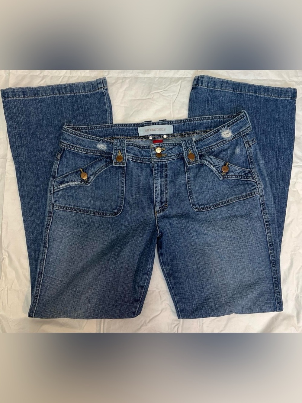 Mossimo Supply Co. Medium Blue Women's Boot Cut Jeans